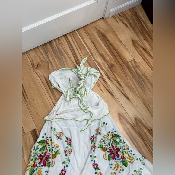 farm rio Tropical Romance Off White Maxi Dress - Picture 6 of 10